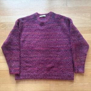6397 Spacedye Mohair and Wool Sweater Crewneck NEW WITHOUT TAGS